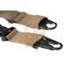 Sniper Rifle Sling Padded Snap Hook - Coyote -
