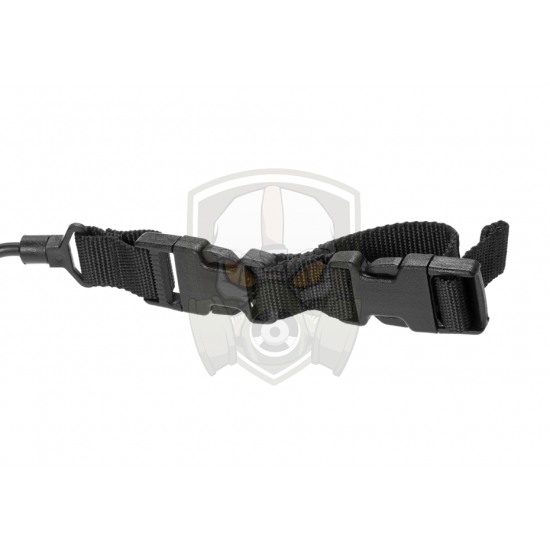 Pistol Lanyard - Black - Warrior -