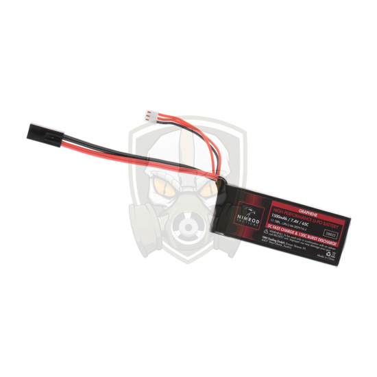 Lipo 7.4V 1500mAh 65C Graphene Mini Type