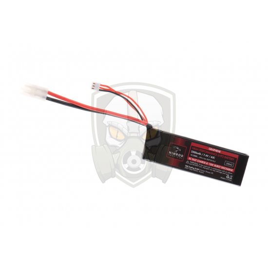 Lipo 7.4V 2200mAh 65C Graphene Large Type
