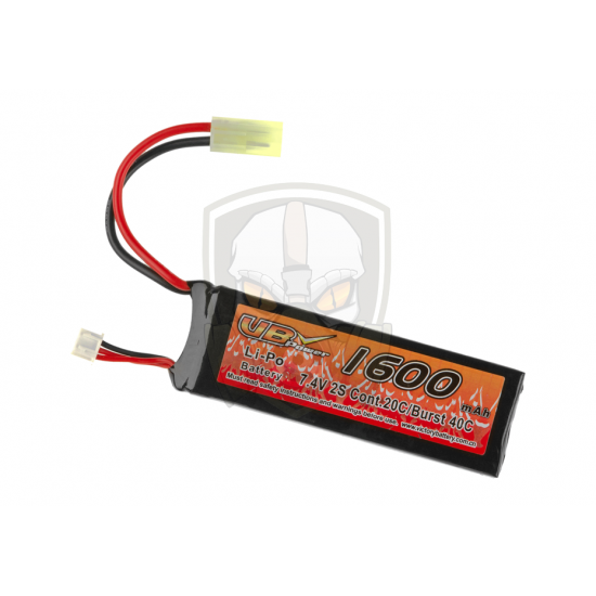 Lipo 7.4V 1600mAh 20C Mini Type
