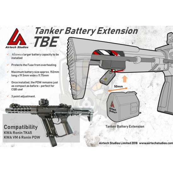 TBEU Battery Extension Unit KWA Ronin