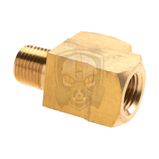 HPA Twin Coupling T Shape - 2x Inner 1/8NPT - Output L