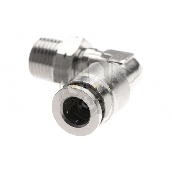 HPA 6mm Hose Coupling 90 Degree - Outer 1/8 NPT