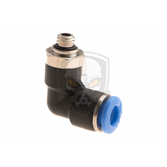 HPA 6mm Hose Coupling 90 Degree - Outer M6 Thread