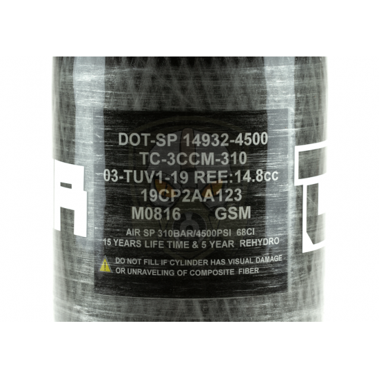 68/4500 HPA Carbon Tank