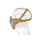 Steel Half Face Mask Death Head - Tan -