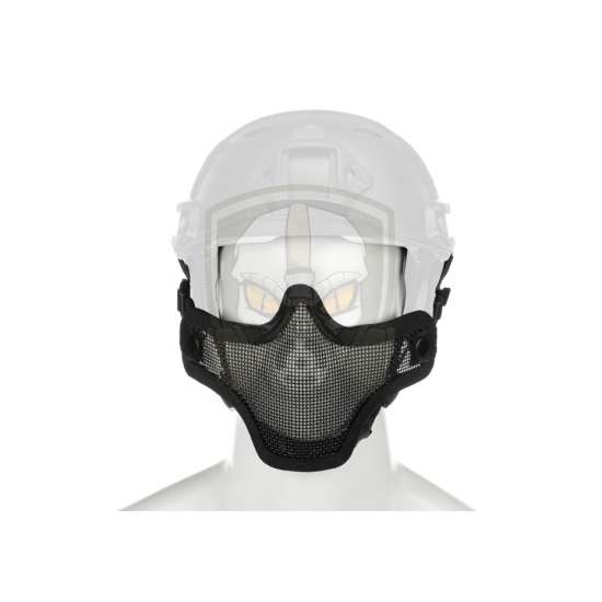 Steel Half Face Mask FAST Version - Black -