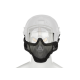 Steel Half Face Mask FAST Version - Black -