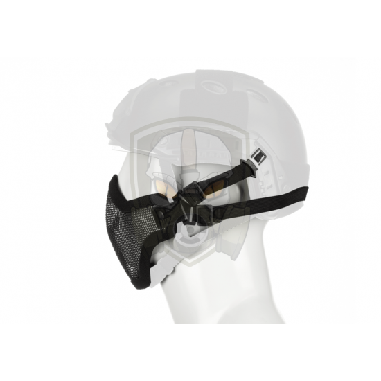 Steel Half Face Mask FAST Version - Black -