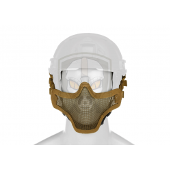 Steel Half Face Mask FAST Version - Tan -