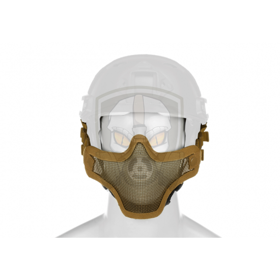 Steel Half Face Mask FAST Version - Tan -