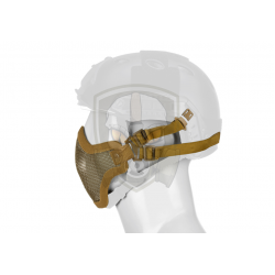Steel Half Face Mask FAST Version - Tan -