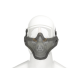 Steel Half Face Mask - Grey -
