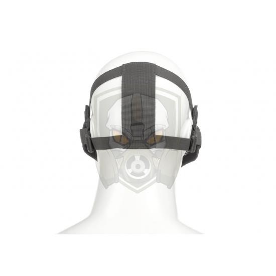 Steel Half Face Mask - Grey -