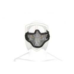 Steel Half Face Mask - Black -
