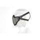 Steel Half Face Mask - Black -