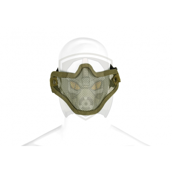 Steel Half Face Mask - OD -