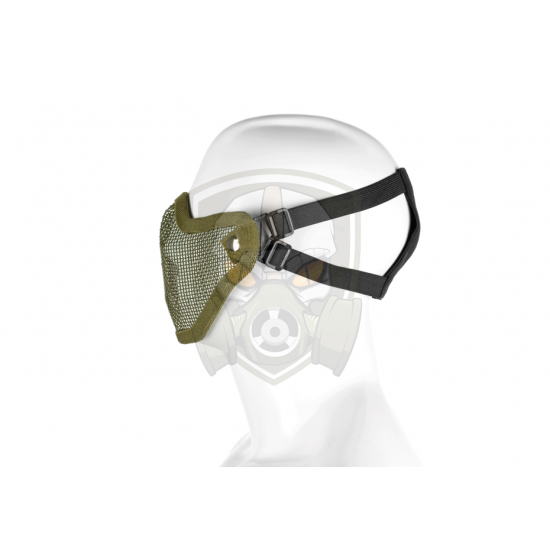 Steel Half Face Mask - OD -
