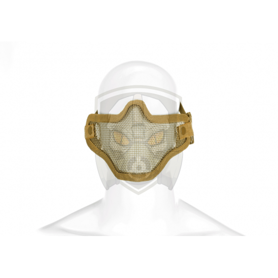 Steel Half Face Mask - Tan -