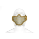 Steel Half Face Mask - Tan -