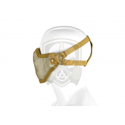 Steel Half Face Mask - Tan -