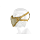 Steel Half Face Mask - Tan -