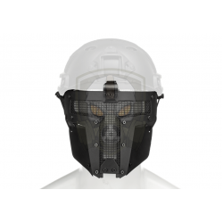 Warrior Steel Face Mask - Black -