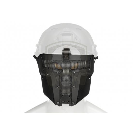 Warrior Steel Face Mask - Black -