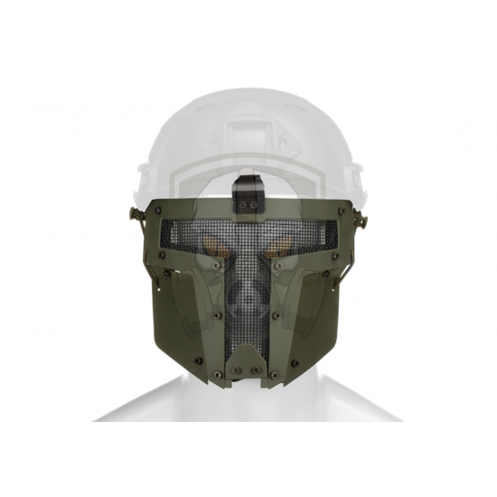 Warrior Steel Face Mask - OD -