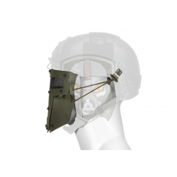 Warrior Steel Face Mask - OD -