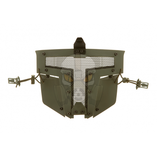 Warrior Steel Face Mask - OD -