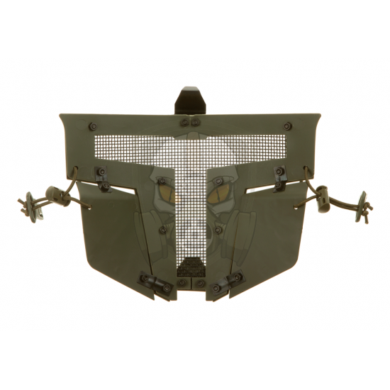 Warrior Steel Face Mask - OD -
