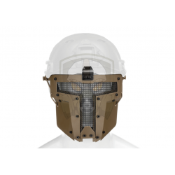 Warrior Steel Face Mask - Tan -