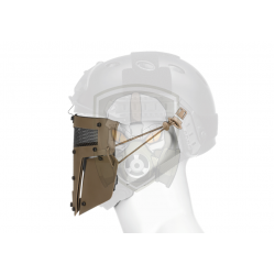 Warrior Steel Face Mask - Tan -