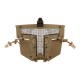 Warrior Steel Face Mask - Tan -