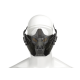 Warrior Steel Half Face Mask - Black -