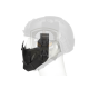 Warrior Steel Half Face Mask - Black -