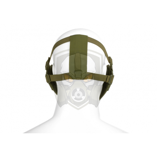 Warrior Steel Half Face Mask - OD -