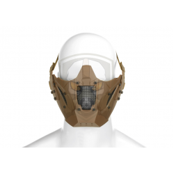 Warrior Steel Half Face Mask - Tan -
