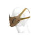 Warrior Steel Half Face Mask - Tan -