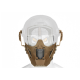 Warrior Steel Half Face Mask - Tan -