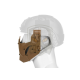 Warrior Steel Half Face Mask - Tan -