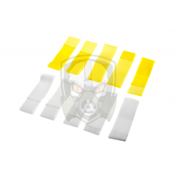 Team Patch Set Yellow / White