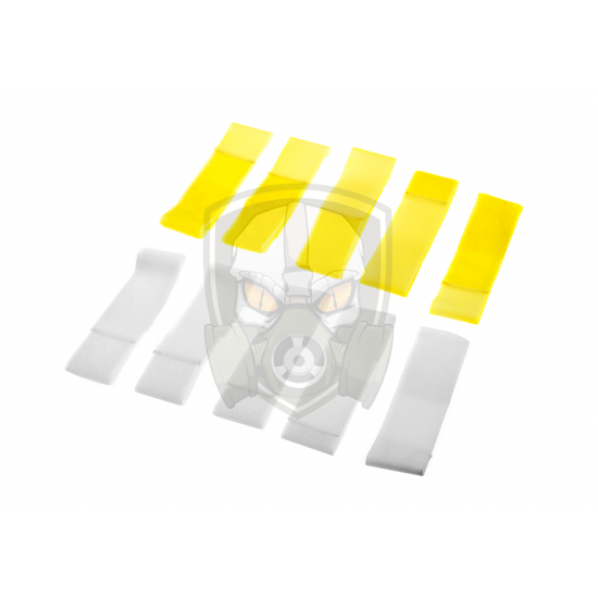 Team Patch Set Yellow / White