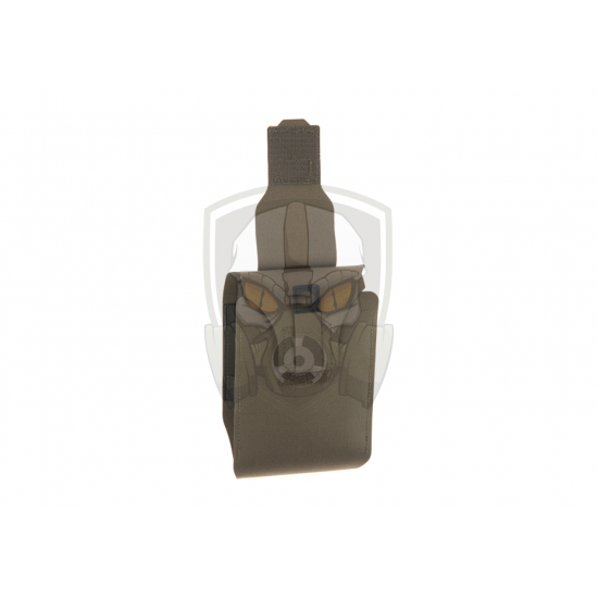 Laser Cut Large Horizontal Individual First Aid Kit Pouch - Ranger Green -