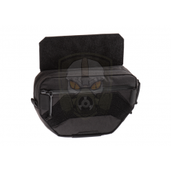 Drop Down Velcro Utility Pouch - Black -