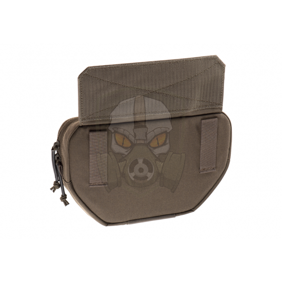 Drop Down Velcro Utility Pouch - RAL7013 - Drop Down Velcro Utility Pouch - RAL7013 -