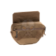 Drop Down Velcro Utility Pouch - Coyote -