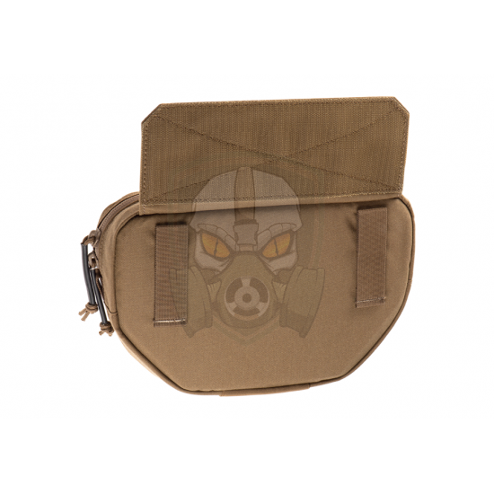 Drop Down Velcro Utility Pouch - Coyote -
